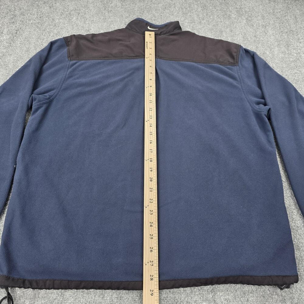 Nike Golf Jacket Mens Large Blue Therma-FIT 1/4 Zip Fleece Pullover Vintage Y2K - Picture 6 of 16